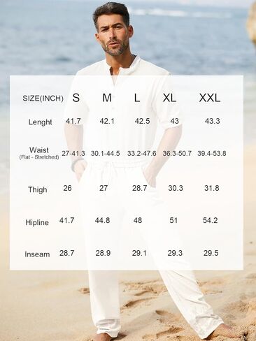 IWOO LINEN PANTS MEN DASAL in Kuwait