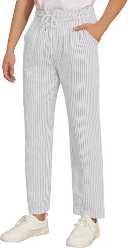 IWOO LINEN PANTS MEN DASAL in Kuwait