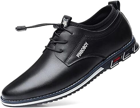Veslesth Men Casual Luxury Sneakers Leather Loafers Comfort Walking Shoes Fashion Driving Shoes for Male Business Work Office Dress Outdoor in Kuwait