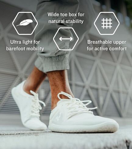 Vivobarefoot Primus Lite III Mens Barefoot Shoes | Build Strength, Balance & Mobility | Lightweight for Training & Running | Wide Fit Grounding Shoes | Vegan in Saudi Arabia