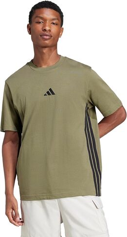 adidas Men's Essentials Single Jersey 3-Stripes T-Shirt in Kuwait