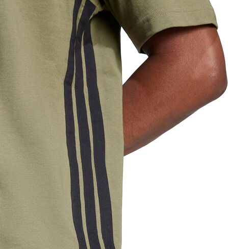 adidas Men's Essentials Single Jersey 3-Stripes T-Shirt in Kuwait