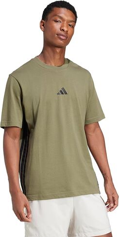 adidas Men's Essentials Single Jersey 3-Stripes T-Shirt in Kuwait