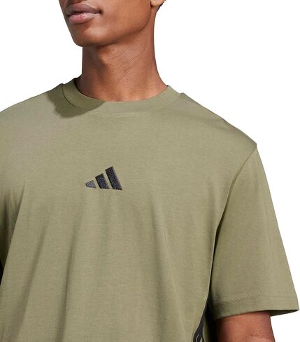 adidas Men's Essentials Single Jersey 3-Stripes T-Shirt in Kuwait