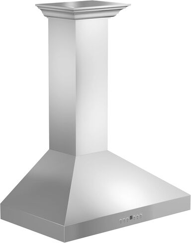 ZLINE 42 in. Convertible Vent Wall Mount Range Hood in Stainless Steel with Crown Molding (KL3CRN-42) in Saudi Arabia