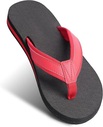 Women's Flip Flops Ladies Sandals Comfy Lightweight Thong Cushion Summer Beach Walking Indoor Outdoor in Kuwait