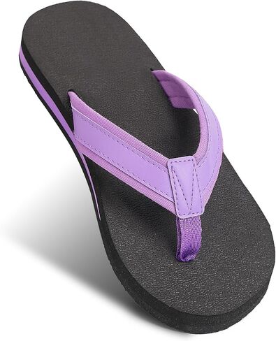 Women's Flip Flops Ladies Sandals Comfy Lightweight Thong Cushion Summer Beach Walking Indoor Outdoor in Kuwait