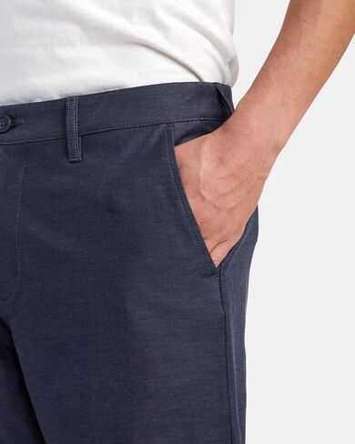 RVCA Men's Back in Hybrid Short, Khaki, 34 in Saudi Arabia