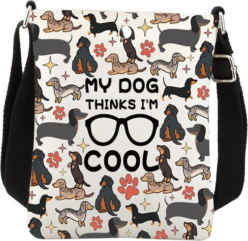 Dachshund Crossbody Bag Dachshund Dog Gifts Dachshund Gift Hight My Clog يعتقد أنني رائع حقيبة Sling Sling Plus in Saudi Arabia