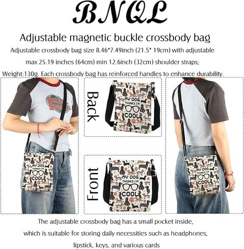 Dachshund Crossbody Bag Dachshund Dog Gifts Dachshund Gift Hight My Clog يعتقد أنني رائع حقيبة Sling Sling Plus in Saudi Arabia