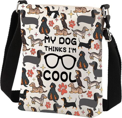 Dachshund Crossbody Bag Dachshund Dog Gifts Dachshund Gift Hight My Clog يعتقد أنني رائع حقيبة Sling Sling Plus in Saudi Arabia