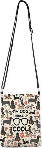 Dachshund Crossbody Bag Dachshund Dog Gifts Dachshund Gift Hight My Clog يعتقد أنني رائع حقيبة Sling Sling Plus in Saudi Arabia