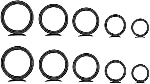 5Pairs Surgical Stainless Steel 16G Sleeper Cartilage Daith Tiny Small Hoop Earrings Mini Septum Hinged Clicker Nose Ring Helix Tragus Piercings Unisex Fashion Huggie Hoops Set 6-14MM in Saudi Arabia
