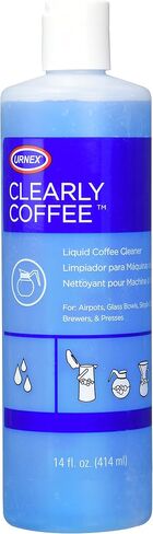 Urnex Clearly Coffee Pot Cleaner - 3 Pack - Made in The USA - French Press Liquid Cleaner for Glass Bowls Airpots Satellite Brewers and Thermal Servers Removes Coffee Oils in Saudi Arabia