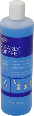 Urnex Clearly Coffee Pot Cleaner - 3 Pack - Made in The USA - French Press Liquid Cleaner for Glass Bowls Airpots Satellite Brewers and Thermal Servers Removes Coffee Oils in Saudi Arabia