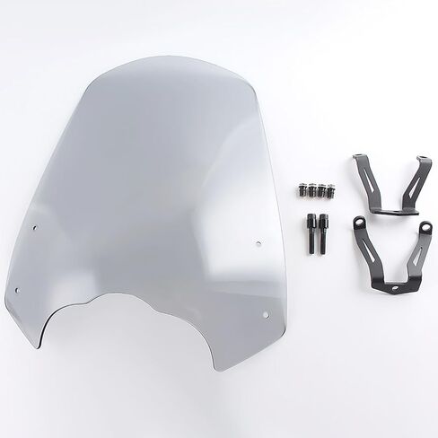 انحراف الزجاج الأمامي للدراجات النارية مع شاشة الزجاج الأمامي لقواعد من أجل Vulcan S 650 VN650 EN650 2015-2025 Wind Shield Screen Screen Screens ، Smoke in Kuwait