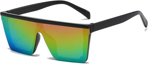 Square Oversized Sunglasses for girls boys, Fashion Flat Top Big Frame Shades Sunglasses for kids in Kuwait