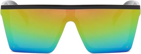 Square Oversized Sunglasses for girls boys, Fashion Flat Top Big Frame Shades Sunglasses for kids in Kuwait