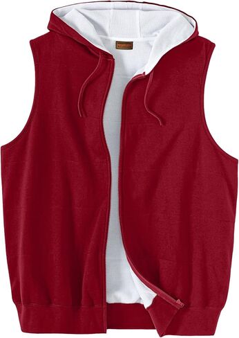 Boulder Creek by KingSize Men's Big & Tall Tall Thermal-Lined Fleece Vest in Kuwait