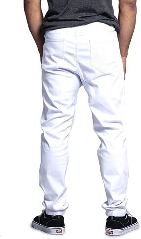 Victorious Men's Joggers Twill Pants JG804 - Dark Dark Wheat - Large in Saudi Arabia