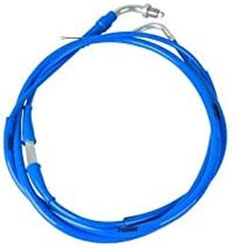 NIBBI High Performance Motorcycle Throttle Cable Adjustable GY6 Scooter Throttle Cable Flat Slide Carburetor Throttle Cable Red 185CM Fit Yamaha TaoTao Kymco SYM GY6 Scooter 125 150 Moped (blue) in Saudi Arabia