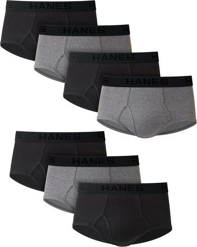 Hanes Ultimate mens Freshiq Comfortsoft 7-pack briefs underwear, 7 Pack - Assorted, Small US in Saudi Arabia