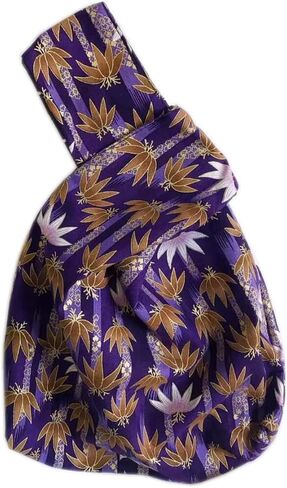اليابانية اليابانية Yukata Kimono Crane حقيبة اليد حقيبة المعصم - حقيبة حقيبة حقيبة مقبض عملة معدنية للنساء in Kuwait