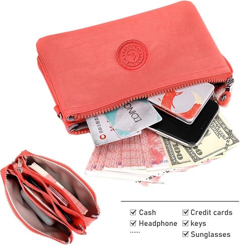 Small Crossbody Bag for Women Lightweight Nylon Shoulder Handbag Multi Pocket Clutch Purse Mobile Phone Bag in Saudi Arabia