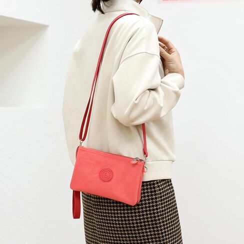 Small Crossbody Bag for Women Lightweight Nylon Shoulder Handbag Multi Pocket Clutch Purse Mobile Phone Bag in Saudi Arabia