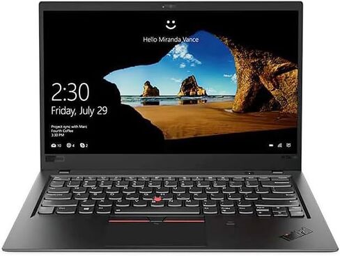 لينوفو ثينك باد X1 كاربون (الجيل السادس) - ويندوز 10 برو - انتل رباعي النواة i7-8650U، 256 جيجا NVMe-PCIe SSD، 16 جيجا رام، 14 FHD IPS (1920x1080)، قارئ بصمات الأصابع، أسود (متجدد) in Saudi Arabia