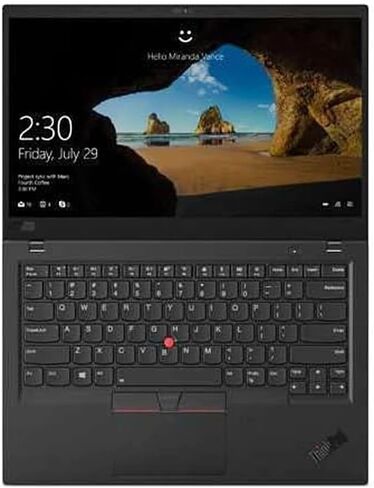 لينوفو ثينك باد X1 كاربون (الجيل السادس) - ويندوز 10 برو - انتل رباعي النواة i7-8650U، 256 جيجا NVMe-PCIe SSD، 16 جيجا رام، 14 FHD IPS (1920x1080)، قارئ بصمات الأصابع، أسود (متجدد) in Saudi Arabia