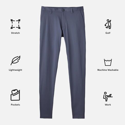 Rhone Men's Commuter Skinny Pant Pant with, Breathable, Comfortable, 4-Way Stretch Fabric in Saudi Arabia