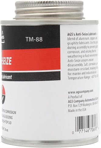AGS Automotive Solutions Brush Top Can Thread-Magic Anti-Seize Lubricant for Bolts and Screws, 4 Ounces in Saudi Arabia