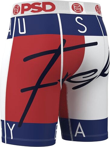 PSD Underwear Men's Boxer Briefs (Multi/Merica/M) in Saudi Arabia