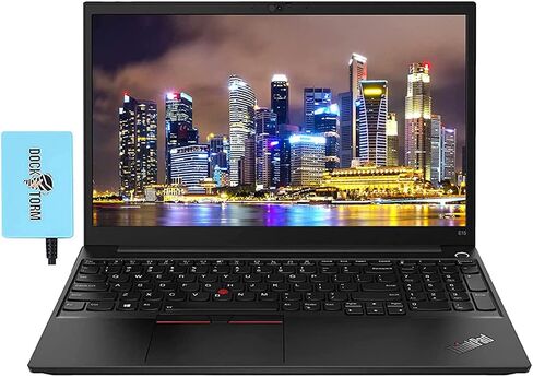 Lenovo ThinkPad E15 Gen 2 Thin & Light Business Laptop, 15.6" FHD + IPS Display (1920x1080) (AMD Ryzen 7 4700U 8-Core, 16GB RAM, 512GB PCIe SSD, AMD Radeon, WiFi 5, BT 5.1, HD Webcam, W10P) w/Hub in Kuwait