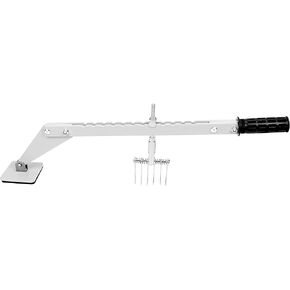 QWORK Dent Pull Lever Bar, Aluminum Alloy Portable Car Dent Puller Kit, 6 Claw Hook Dent Puller, Single Leg Lifter for Motorcycles/Car Dent Repairing