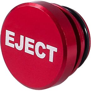 Red Aluminum Plug, For All Vehicles With Standard 12 Volt Power Supply, Vehicle Cigarette Lighter Plug, Anodized Aluminum Car Decoion, EJECT, EJECT