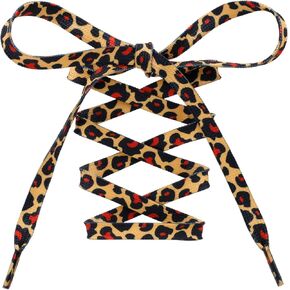 Colorful Pattern Shoe Laces: 2 Pair Flat Print Shoelaces for Sneakers