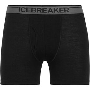 بوكسر رجالي من Icebreaker Merino Anatomica W Fly، مقاس X-Large، أسود in Kuwait