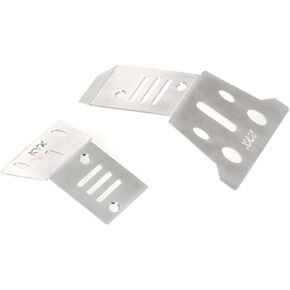 LCX Racing 1/16 RC Crawler Car Stains Stainst Steel Chassis Guard Guard for Arrma Mojave Grom Ara2104 ، ترقيات أجزاء ملحقات