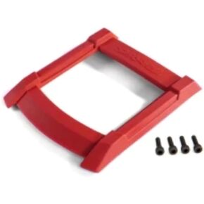 Traxxas 8917R Skid Plate, Roof (Body), Red/ 3x12mm Cs (4)