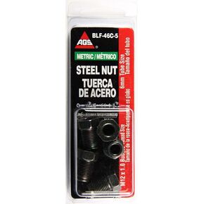 AGS BLF-46C-5 Brake Line Fitting, 5 Pack
