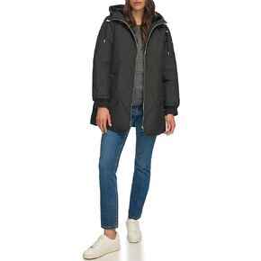 Tommy Hilfiger Women's Zip-up Quilted Coat