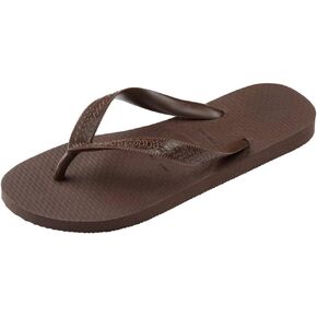 Havaianas Women's Color Flip Flops - Spring & Summer Style Sandals, Dark Brown, 11/12