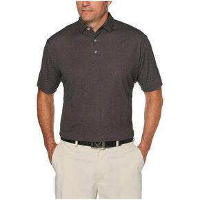 Callaway Men's Diamond Jacquard Short Sleeve Golf Polo Shirt