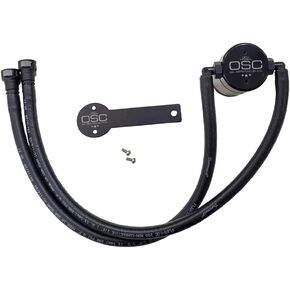J&L Oil Separator Co. 3.0 Oil Separator Compatible with 2016-2024 Camaro LT1 Driver Side (Black)