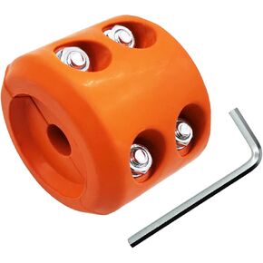 سدادة Winch Cable-Hook Stopper Winch Stopper مع Allen Wrench و Deaning & Shock Assorbent Winch Stoppater متوافق مع مركبات ATV UTV SUV الرياضية (Orange)