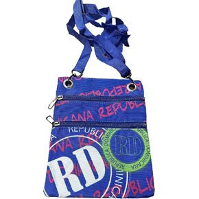 Dominican Republic CROSS BODY BAG 2 Zipper Adjustable Strap EUC Travel