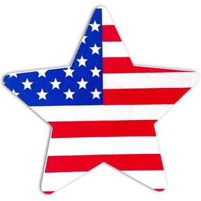 Rave American Flag Star Nipple Cover Pasties, Disposable Nipple Covers, Bra Pad, Party, Festival, Self-Adhesive No Show Bra For Women (1 Pare)