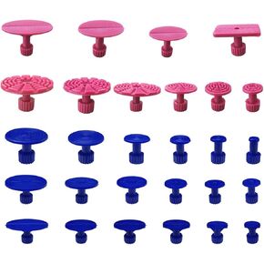 120PCS Car Body Dent Removal Pulling Tabs, Paintless Dent Removal Kit, Automobile Repair Tool, Removal Tool Glue Tabs for Auto Dents, Hail Damage, Dings